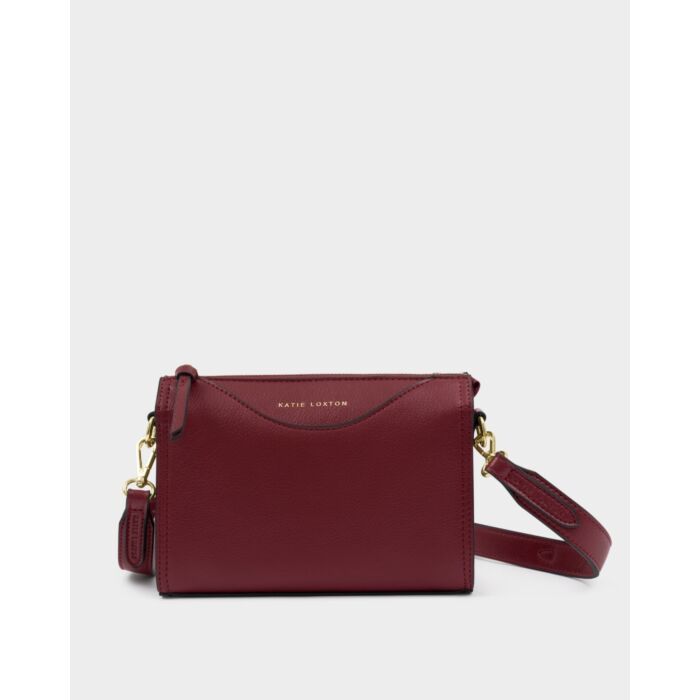 Katie Loxton Alba Crossbody Bag - Cherry